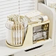 built-in drawers store clips, sticky notes and small stationery